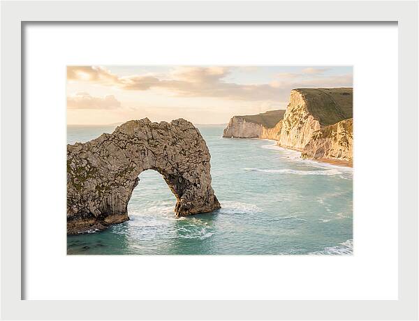 Durdle Door At Sunset