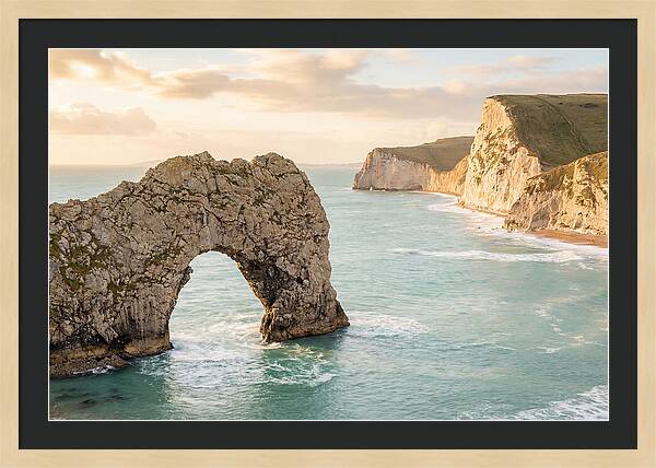 Durdle Door At Sunset