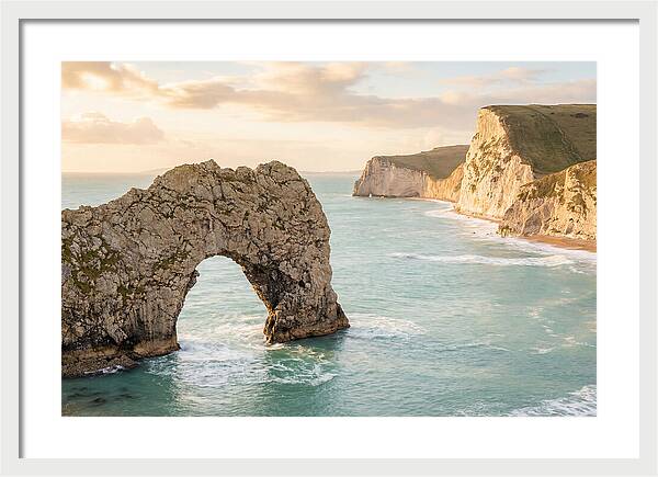 Durdle Door At Sunset