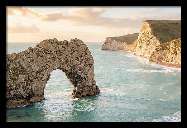 Durdle Door At Sunset