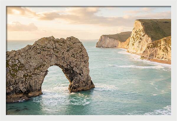 Durdle Door At Sunset