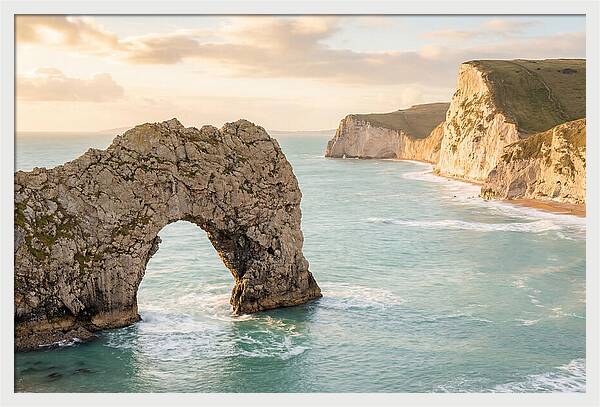 Durdle Door At Sunset
