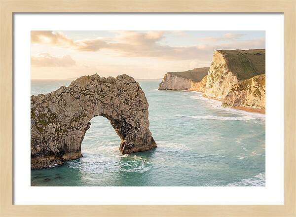 Durdle Door At Sunset