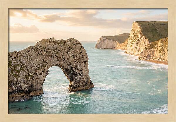 Durdle Door At Sunset