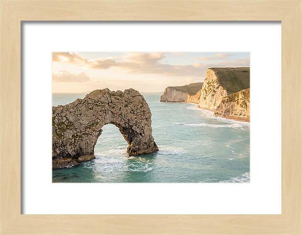 Durdle Door At Sunset