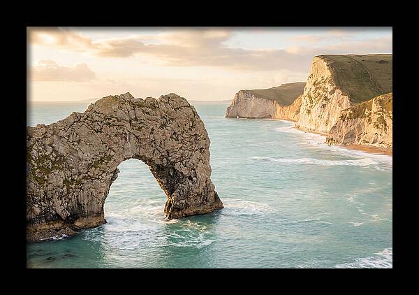 Durdle Door At Sunset