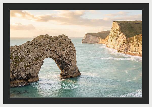 Durdle Door At Sunset