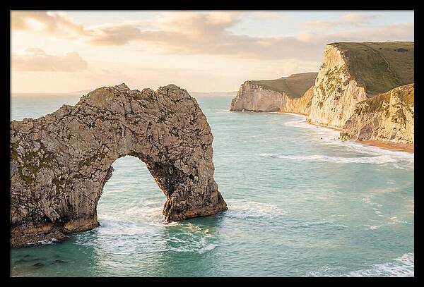 Durdle Door At Sunset