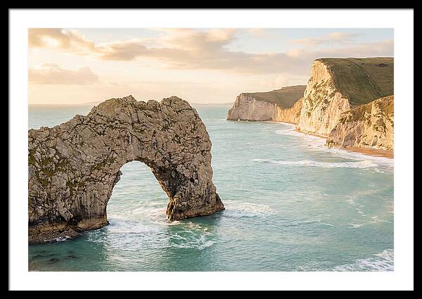 Durdle Door At Sunset