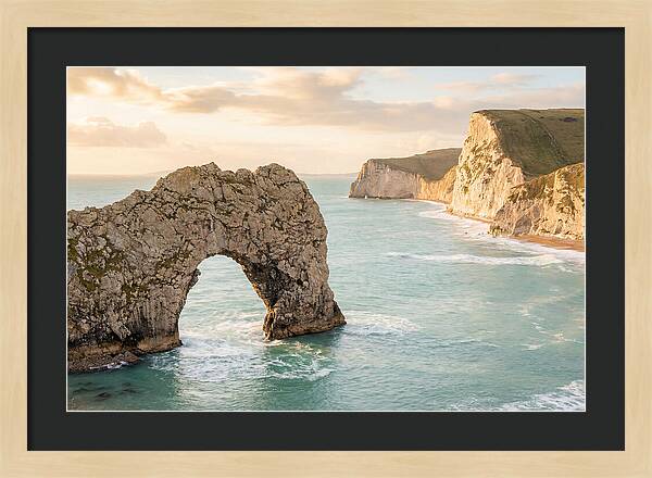 Durdle Door At Sunset