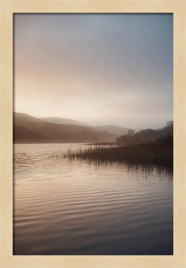 Dusk Gradient Over Tranquil Waters