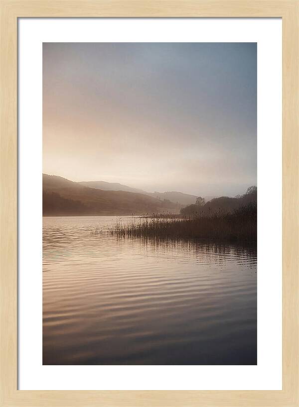 Dusk Gradient Over Tranquil Waters