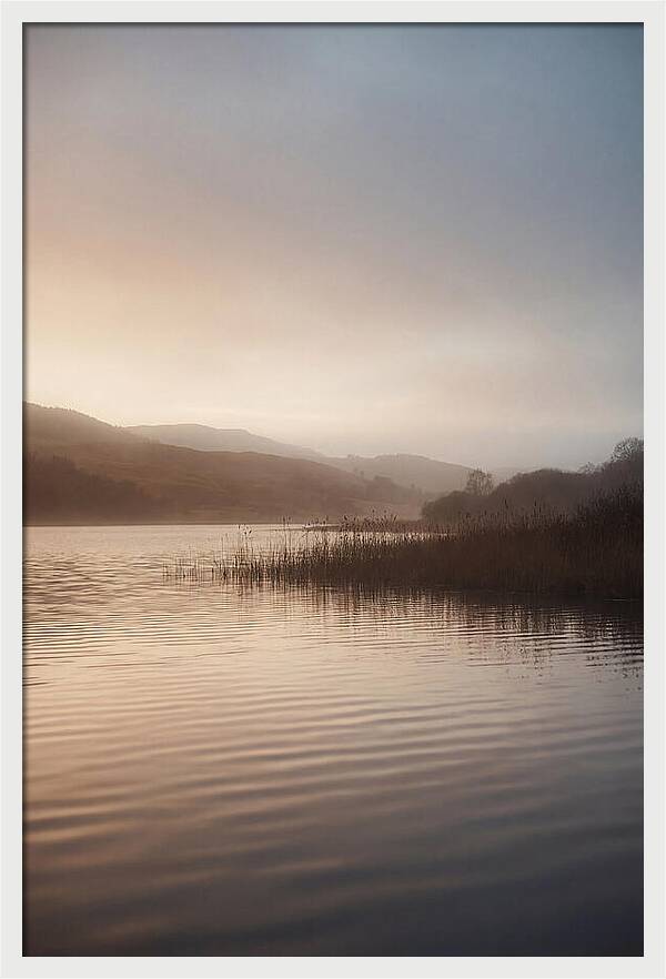 Dusk Gradient Over Tranquil Waters