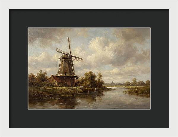 Dutch Windmill Serenity