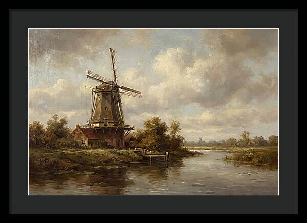 Dutch Windmill Serenity