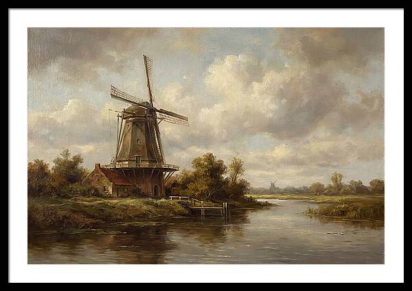 Dutch Windmill Serenity