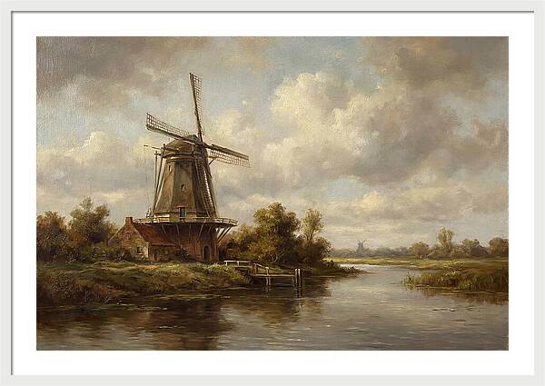 Dutch Windmill Serenity