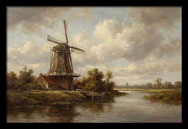 Dutch Windmill Serenity