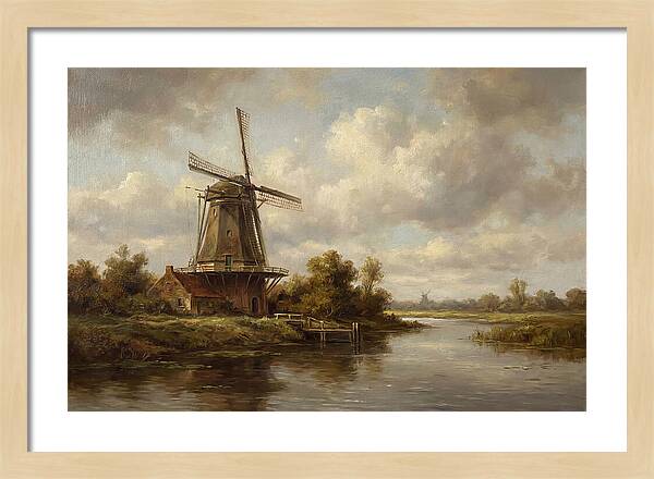 Dutch Windmill Serenity
