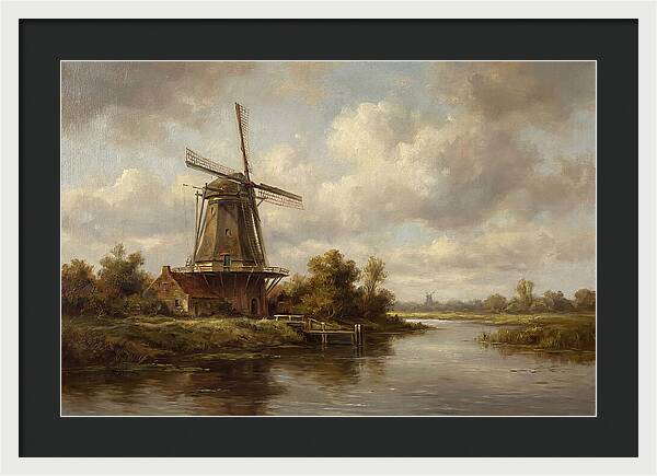 Dutch Windmill Serenity