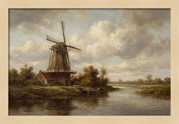 Dutch Windmill Serenity