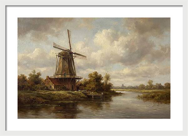 Dutch Windmill Serenity
