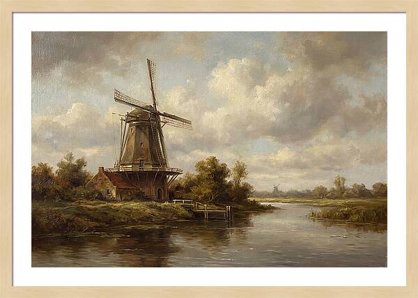 Dutch Windmill Serenity