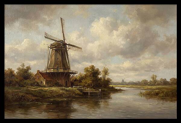 Dutch Windmill Serenity