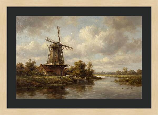 Dutch Windmill Serenity