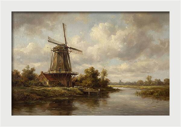 Dutch Windmill Serenity