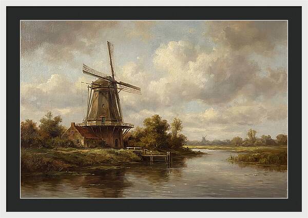 Dutch Windmill Serenity