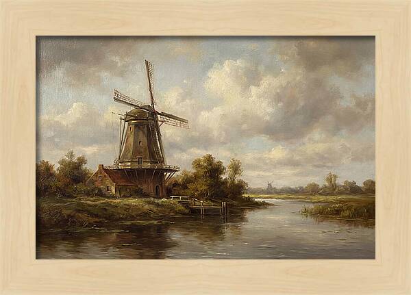 Dutch Windmill Serenity