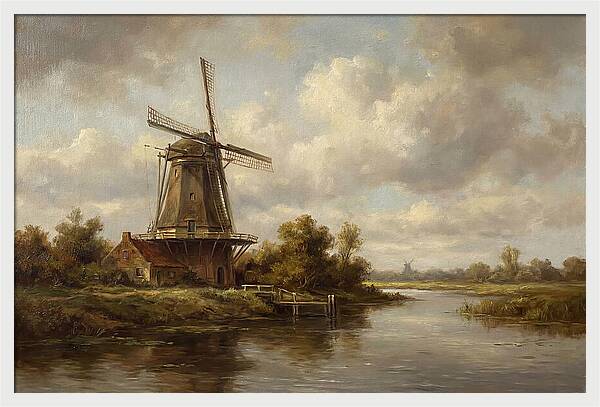 Dutch Windmill Serenity