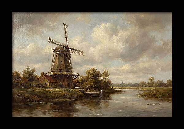 Dutch Windmill Serenity
