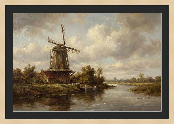 Dutch Windmill Serenity