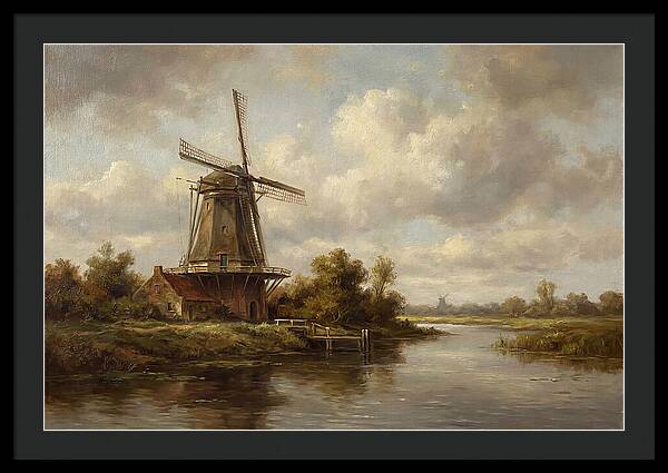 Dutch Windmill Serenity