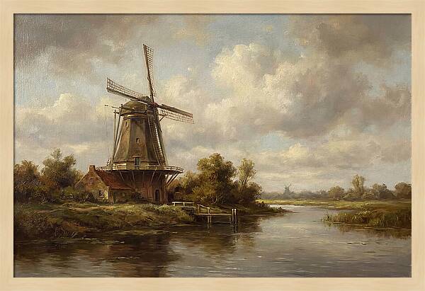 Dutch Windmill Serenity