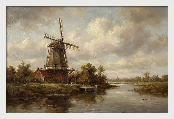 Dutch Windmill Serenity