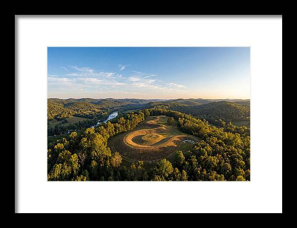 Eagle Effigy Mound At Sunset
