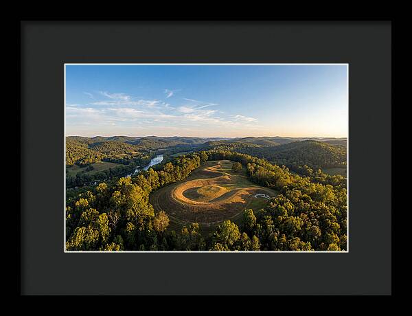 Eagle Effigy Mound At Sunset