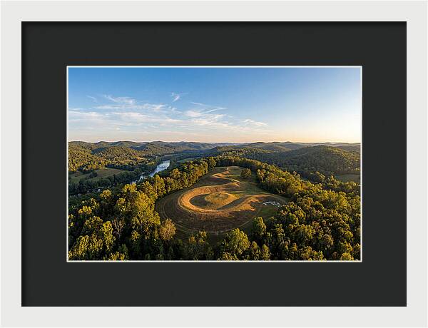 Eagle Effigy Mound At Sunset