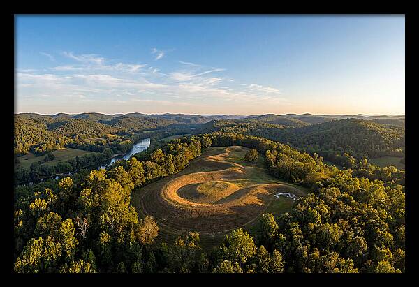 Eagle Effigy Mound At Sunset