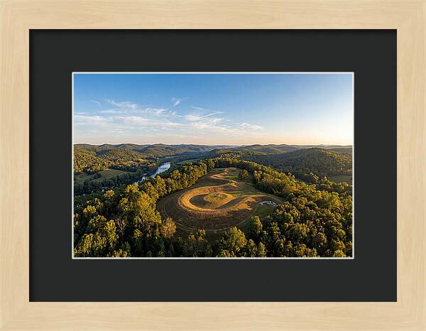 Eagle Effigy Mound At Sunset
