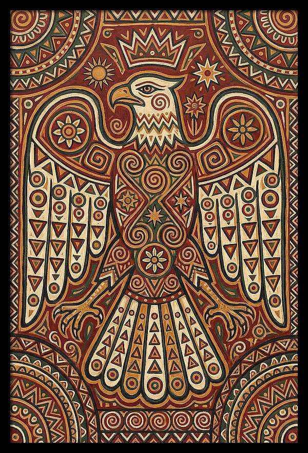 Eagle Folk Art