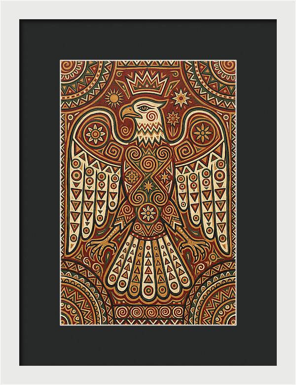 Eagle Folk Art