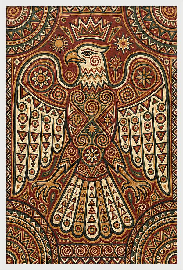 Eagle Folk Art