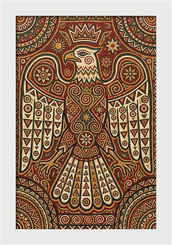 Eagle Folk Art