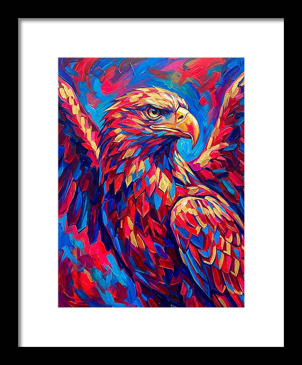 Eagle In Vibrant Colors
