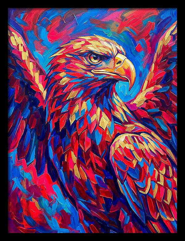 Eagle In Vibrant Colors