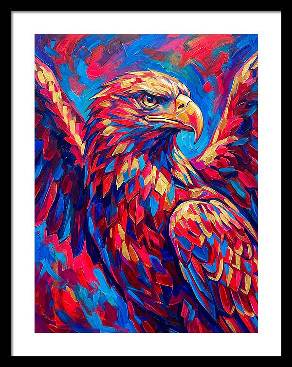 Eagle In Vibrant Colors